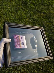 Gift 3D money frame art decor