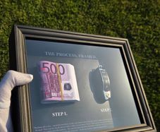 Gift 3D money frame art decor