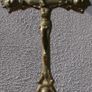 Vintage Solid Brass Crucifix Image 2