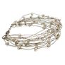 Vintage 925 Sterling Silver & Freshwater Pearls Bracelet Image 7
