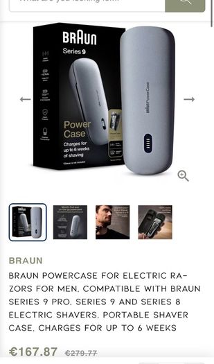 Braun Power-case travel charger