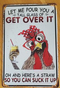 Let Me Pour You.... : Metal Sign