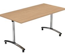 Tilting Training Room Retangular Table - 1500w x 750d