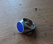 Lapis lazuli ring
