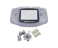 Clear Housing Shell for Nintendo Gameboy GBA Shell Hard Case With Screen Lens Replacement for Gameboy Advance Console Housing