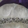 white beaded waist dress NWT Image 3