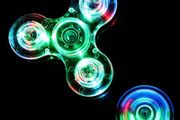Luminous LED light Fidget Spinner Hand Top Spinners Glow in Dark Light EDC Figet Spiner Finger Stress Relief Toys