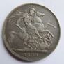 1889 Queen Victoria Sterling Silver Crown Coin Image 3