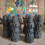 Vintage Chinese Figural Chess Pieces Image 10
