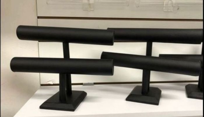 24 Black Bracelet Jewellery Display Stands Sold As One Lot