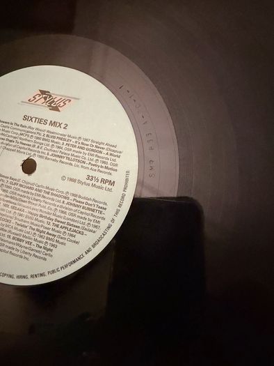 Sixties Mix Two 60 Original 60s Hits 1988 Double Vinyl LP