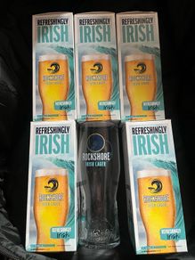 Rockshore beer pint glasses