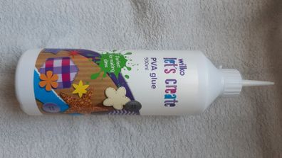 Wilko Let's Create PVA Glue 500ml Art Arts Craft