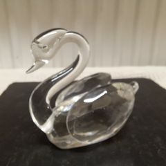 Galway Crystal Swan Figurine