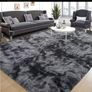 Shaggy Rug Non Slip 200 x 280cm Dark Grey, Coffee Image 4