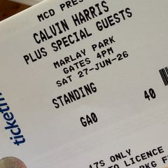 Calvin Harris Marlay Park x 1
