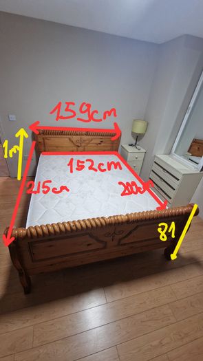 King Size bed frame  mattress, and Double bed with mattress, first see will buy