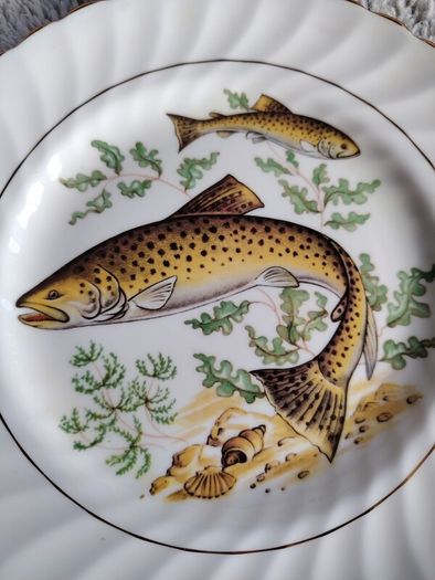 Set of 6 vintage plates