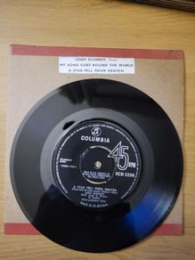 Josef Schmidt My Song Goes Round The World A Star Fell From Heaven 7 inch Single Columbia SCD 2238