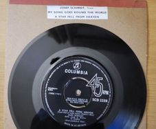 Josef Schmidt My Song Goes Round The World A Star Fell From Heaven 7 inch Single Columbia SCD 2238