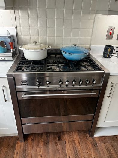 Smeg dual fuel range cooker