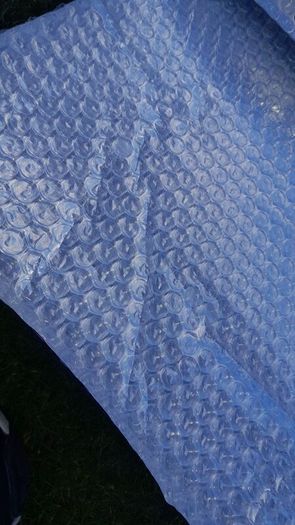 Sheets of Reflective foil.