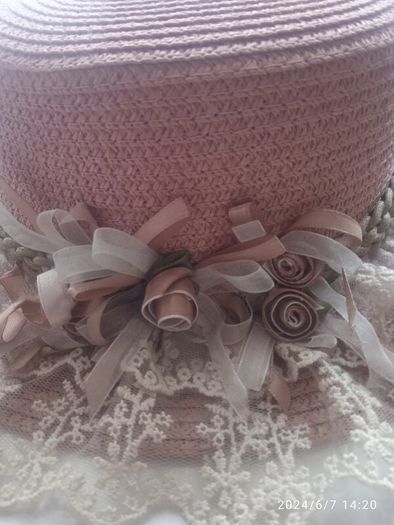 Classic Straw Boater Hat
