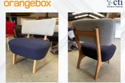 4 x Orangebox Lounge/Reception Chairs - Grade A