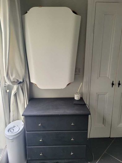 Charlie Crane wall-mounted changing table
