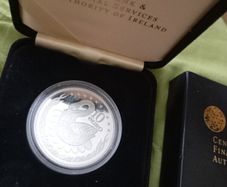 Celtic swan coin euro new in box