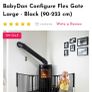 Baby Dan gate, Large, Black Image 3