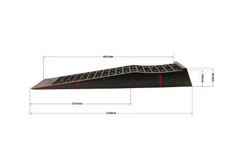 BRAND NEW 1Pair Black 1500KG Heavy Duty Car Ramps 70cm Antiskid