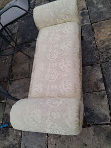 Upholstered ottoman bench