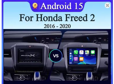 Android 15 For Honda Freed 2 2016 - 2020 4G WIFI 360 View Car Radio Carplay Auto Multimedia Stereo Video Player GPS Navigation