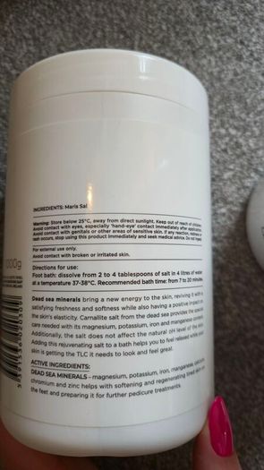 Professional foot salt