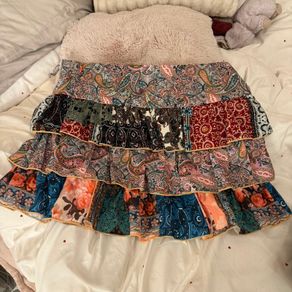 Pull&Bear Women's Navy and Blue Skirt