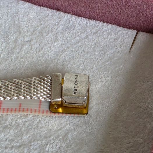 Pandora mesh bracelet perfect condition size 20cm