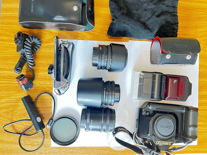 Canon T90 SLR 35mm film camera