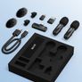 Wireless Lavalier Microphone for iPhone, iPad, Android Phone, 2-Pack Mini Microphone with Noise Reduction, Auto Pairing and Mute & Reverb for Vlogging, Video Recording, TikTok, YouTube - Plug & Play Image 10