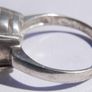 Vintage Sterling Silver 925 White Topaz Ring, Size P - 4,66g Image 9