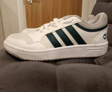 Adidas Sneakers White Green Size 40 New