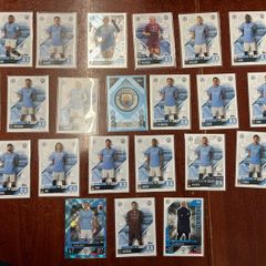Manchester city Topp match attax/attack cards