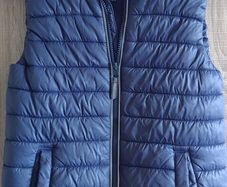 Baby boy best gilet with reflective parts 134 cm