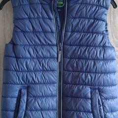 Baby boy best gilet with reflective parts 134 cm