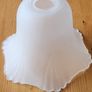Glass Vintage Frosted Light Shades X 4. In Very Good Condition. See Photos For Same. Image 3