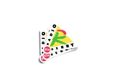 Radio Kerry Glossy Sticker 2-Pack