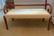 Interior wooden framed 2 seater couch
