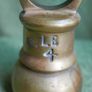 Antique Brass heavy 4 LB, Shop Counter Or Kitchen Weight Image 2