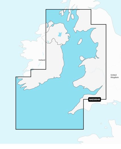 Navionics + Irish sea chart