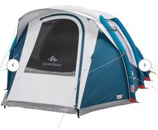 QUECHUA Inflatable camping tent - Air Seconds 4.1 F&B - 4 Person - 1 Bedroom